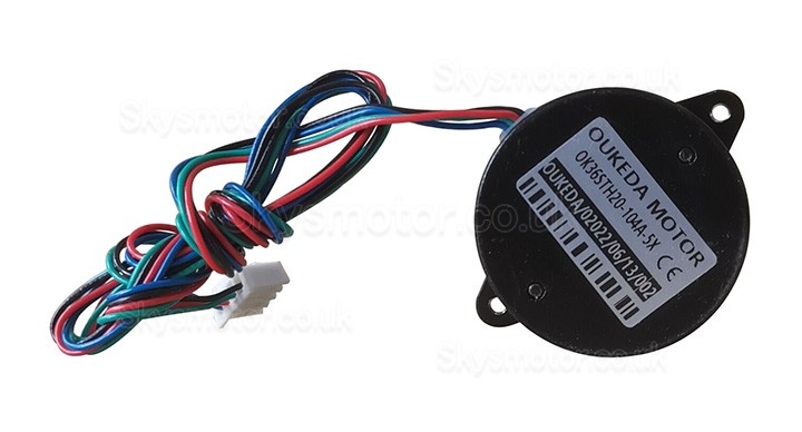 Oukeda Nema 14 Stepper Motor 36BYGH Bipolar 1.8 Deg 12Ncm 1A 10V 36x36x20mm 4 Wires